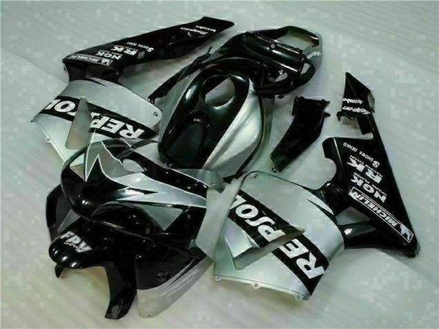 05-06 Black Silver Repsol CBR600RR Motorcycle Fairings