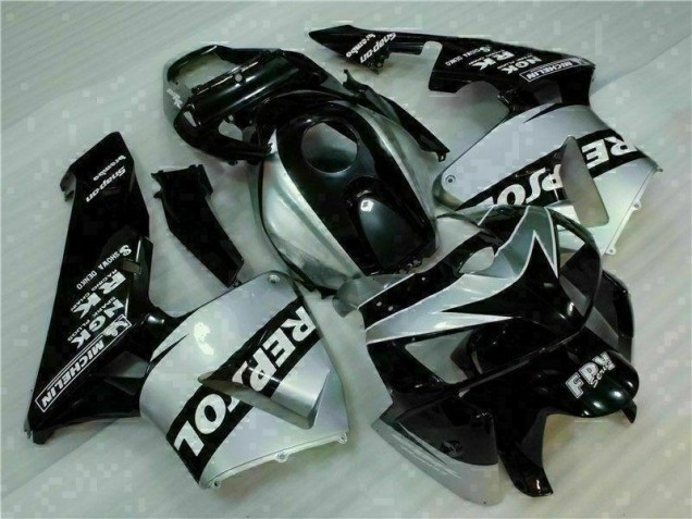 05-06 Black Silver Repsol CBR600RR Motorcycle Fairings