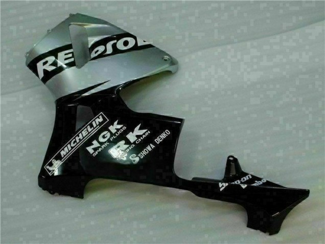 05-06 Black Silver Repsol CBR600RR Motorcycle Fairings