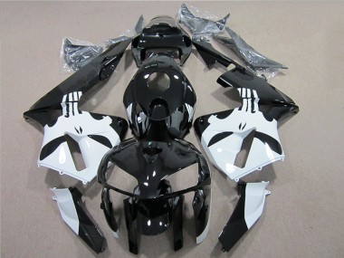 05-06 Black White CBR600RR Motorcycle Fairing