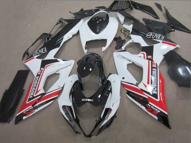 05-06 Black White Red GSXR 1000 Motorcycle Fairings