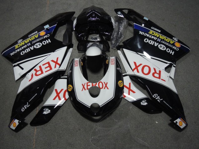 05-06 Black White Xerox Ducati 749 Motorcycle Fairings 05-06 Black White Xerox Ducati 749 Motorcycle Fairings