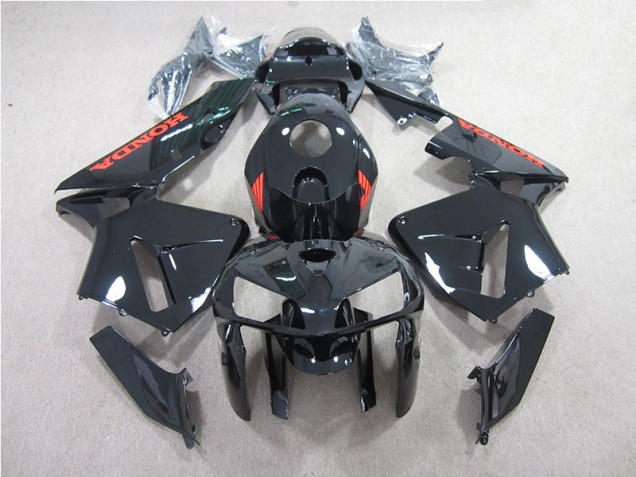 05-06 Black with Red CBR600RR Motorcycle Fairings 05-06 Black with Red CBR600RR Motorcycle Fairings