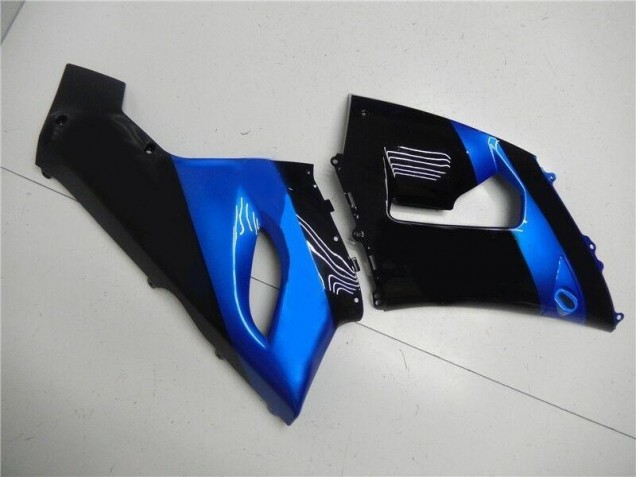 05-06 Blue Black ZX6R Motorcycle Fairings 05-06 Blue Black ZX6R Motorcycle Fairings