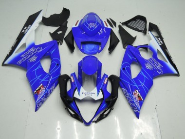 05-06 Blue Corona GSXR 1000 Motorcycle Fairings