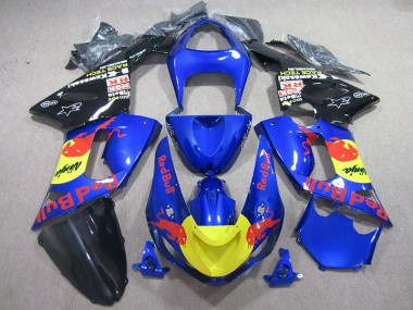 05-06 Blue Red Bull Ninja ZX6R Motorcycle Fairings