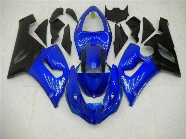 05-06 Blue ZX6R Motorcycle Fairings 05-06 Blue ZX6R Motorcycle Fairings