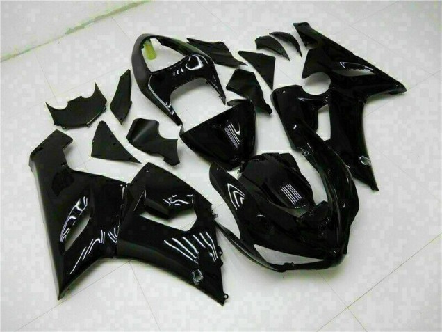 05-06 Glossy Black ZX6R Motorcycle Fairing 05-06 Glossy Black ZX6R Motorcycle Fairing