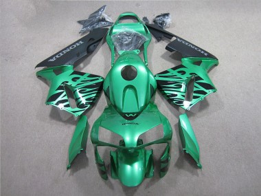 05-06 Green Black CBR600RR Motorcycle Fairings