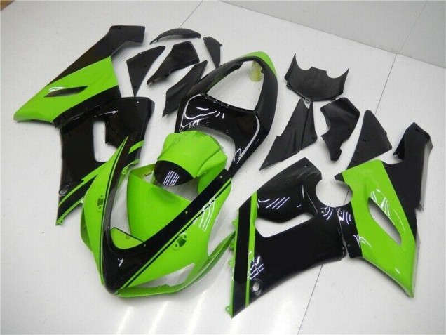 05-06 Green Black ZX6R Motorcycle Fairing 05-06 Green Black ZX6R Motorcycle Fairing