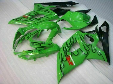 05-06 Green GSXR 1000 Motorcycle Fairings