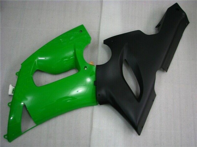 05-06 Green Matte Black ZX6R Motorcycle Fairings 05-06 Green Matte Black ZX6R Motorcycle Fairings