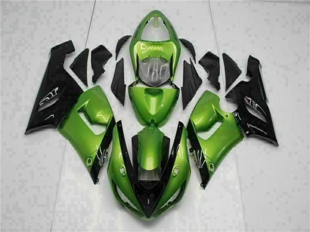 05-06 Green ZX6R Motorcycle Fairing Kits & Plastic