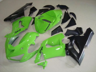 05-06 Lime Green ZX6R Motorcycle Fairings