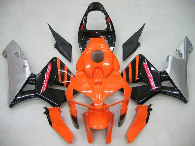 05-06 Orange Black CBR600RR Motorcycle Fairing & Bodywork 05-06 Orange Black CBR600RR Motorcycle Fairing & Bodywork