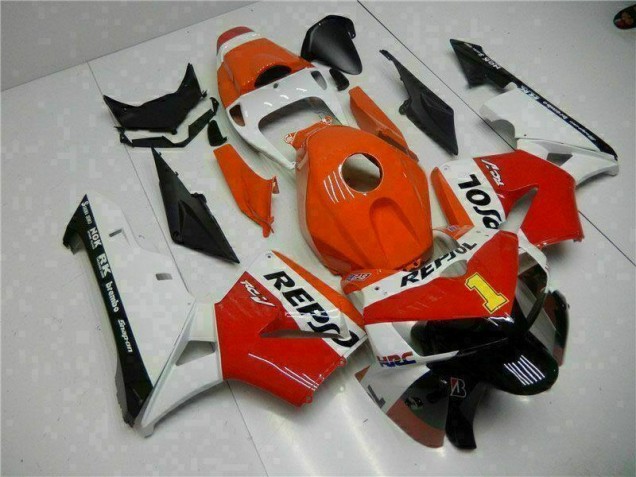 05-06 Orange Repsol CBR600RR Motorcycle Fairings