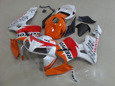 05-06 Orange White Repsol CBR600RR Motorcycle Fairings