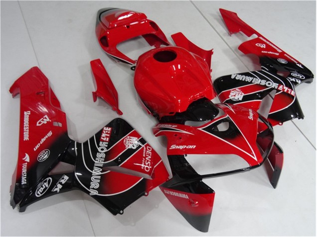 05-06 Red Black CBR600RR Motorcycle Fairing Kits & Plastic 05-06 Red Black CBR600RR Motorcycle Fairing Kits & Plastic