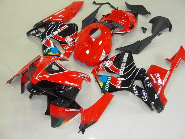 05-06 Red Black Jomo CBR600RR Motorcycle Fairings 05-06 Red Black Jomo CBR600RR Motorcycle Fairings