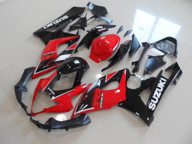 05-06 Red Black OEM Style GSXR 1000 Motorcycle Fairings