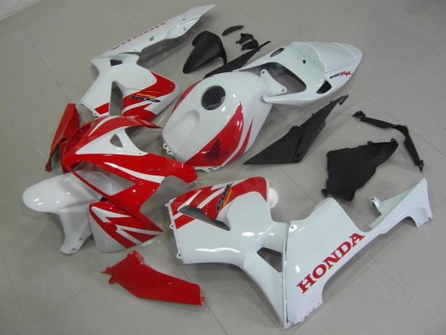 05-06 Red White CBR600RR Full Motorcycle Fairing Kits 05-06 Red White CBR600RR Full Motorcycle Fairing Kits