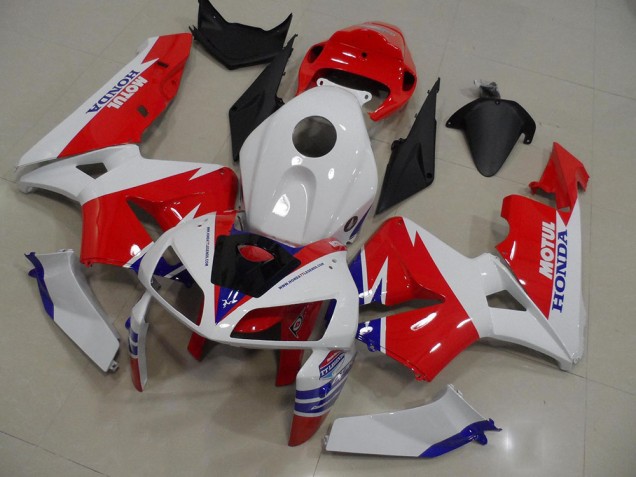 05-06 Red White CBR600RR Motorcycle Fairing 05-06 Red White CBR600RR Motorcycle Fairing