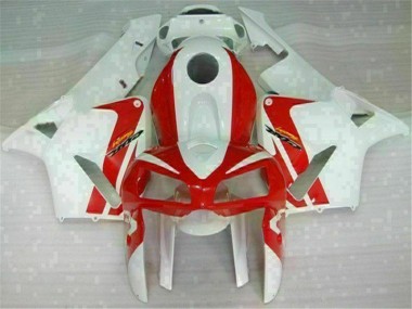 05-06 Red White CBR600RR Motorcycle Fairings