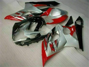 05-06 Red White GSXR 1000 Motorcycle Bodywork