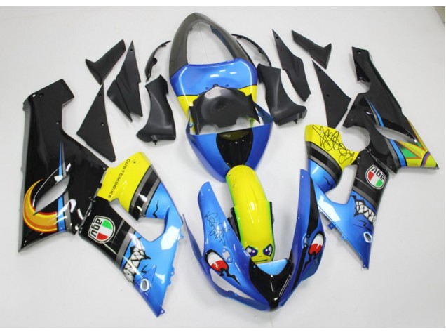 05-06 Shark ZX6R Motorcycle Fairings 05-06 Shark ZX6R Motorcycle Fairings