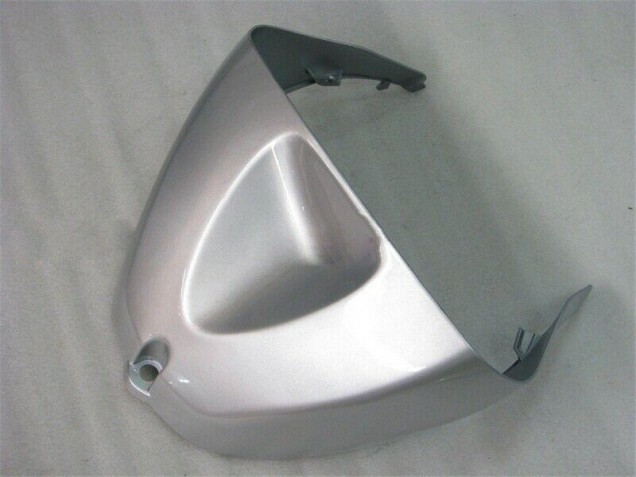 05-06 Silver Red Flames ZX6R Motorcycle Fairings