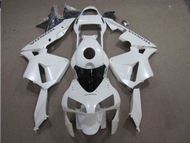 05-06 White CBR600RR Aftermarket Motorcycle Fairings