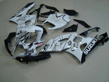 05-06 White Corona GSXR 1000 Motorcycle Fairings