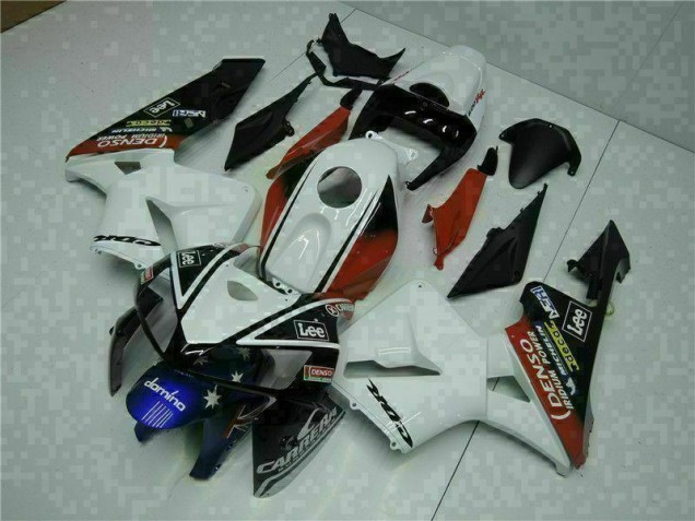 05-06 White Red Black Lee CBR600RR Motorcycle Fairings 05-06 White Red Black Lee CBR600RR Motorcycle Fairings
