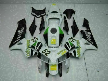 05-06 White Yellow Green 52 CBR600RR Motorcycle Fairings