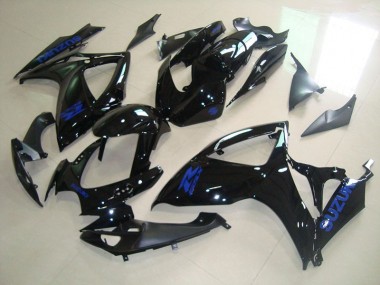 06-07 Black Blue Decal GSXR 750 Motorcycle Fairings