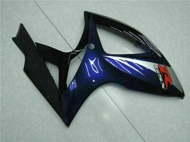 06-07 Black Blue GSXR 600/750 Motorcycle Bodywork 06-07 Black Blue GSXR 600/750 Motorcycle Bodywork