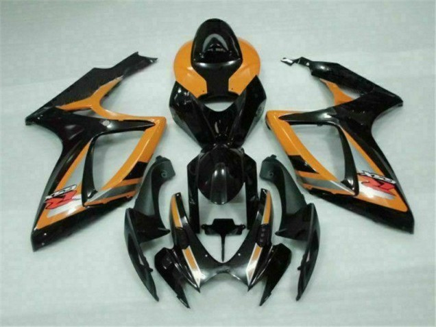 06-07 Black Orange GSXR 600/750 Motorcycle Fairings 06-07 Black Orange GSXR 600/750 Motorcycle Fairings
