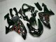 06-07 Black Red Flame ZX10R Motorcycle Fairing 06-07 Black Red Flame ZX10R Motorcycle Fairing