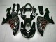 06-07 Black Red Flame ZX10R Motorcycle Fairing 06-07 Black Red Flame ZX10R Motorcycle Fairing