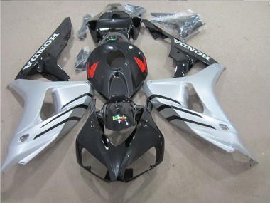 06-07 Black Silver Red Decal CBR1000RR Motorcycle Fairings