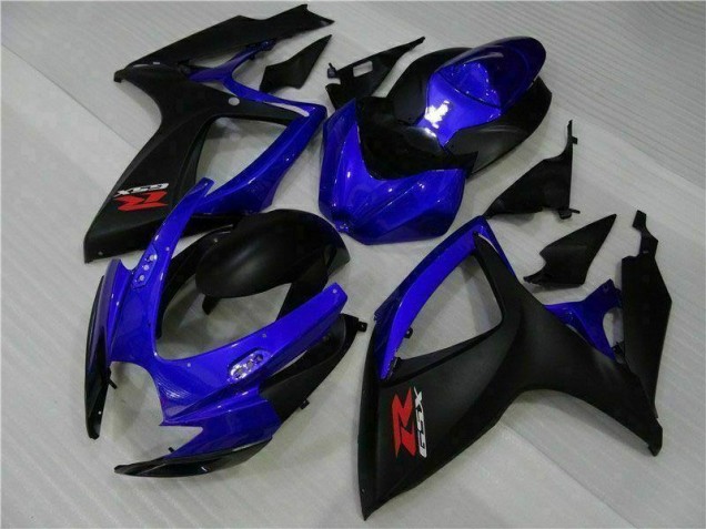 06-07 Blue Black GSXR 600/750 Motorcycle Fairing 06-07 Blue Black GSXR 600/750 Motorcycle Fairing