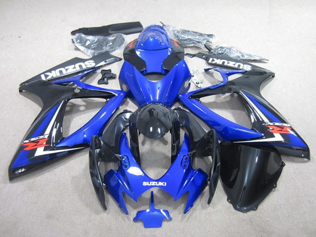 06-07 Blue Black GSXR 750 Motorcycle Fairings 06-07 Blue Black GSXR 750 Motorcycle Fairings
