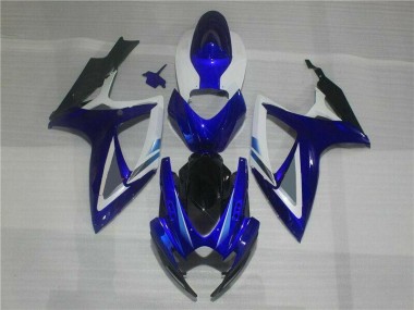 06-07 Blue White GSXR 600/750 Motorcycle Fairings