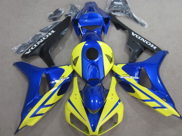 06-07 Blue Yellow CBR1000RR Motorcycle Fairing 06-07 Blue Yellow CBR1000RR Motorcycle Fairing