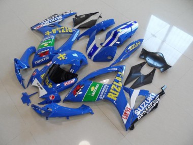 06-07 Blue Yellow Rizla GSXR 750 Motorcycle Fairings