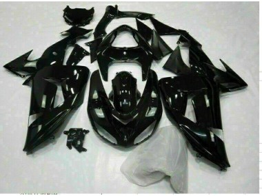 06-07 Glossy Black ZX10R Motorcycle Fairings