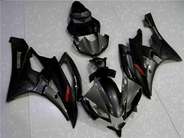 06-07 Grey Black YZF R6 Motorcycle Fairing 06-07 Grey Black YZF R6 Motorcycle Fairing