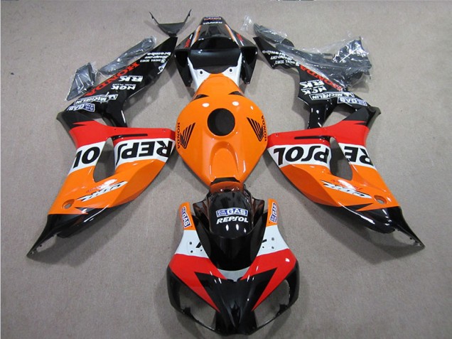 06-07 Orange Repsol CBR1000RR Motorcycle Fairings 06-07 Orange Repsol CBR1000RR Motorcycle Fairings