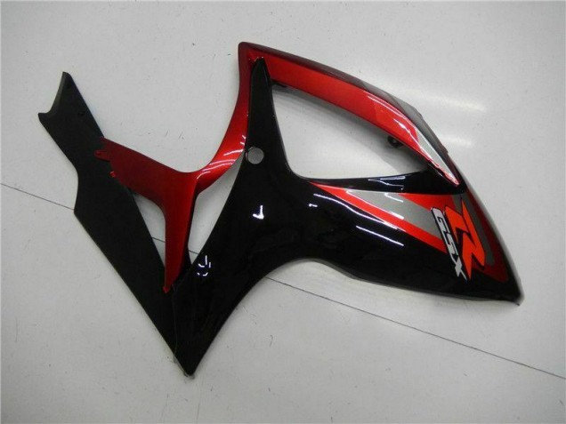 06-07 Red Black GSXR 600/750 Motorcycle Fairings