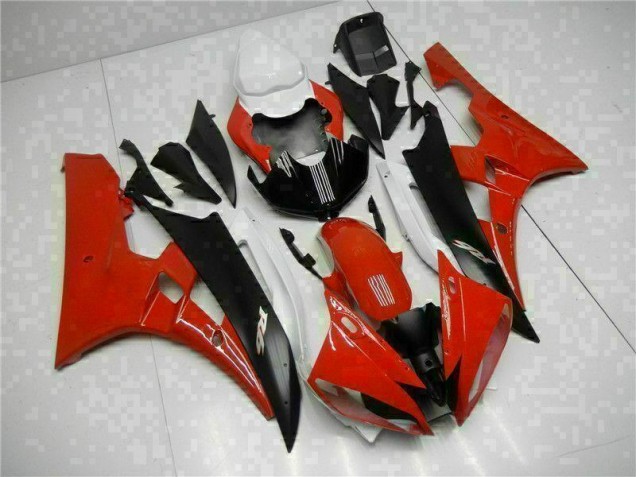 06-07 Red Black YZF R6 Motorcycle Fairings 06-07 Red Black YZF R6 Motorcycle Fairings
